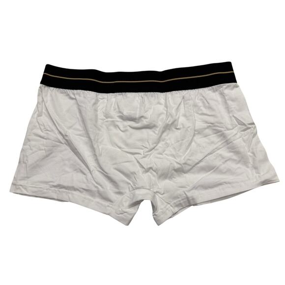 13-65 ROBERTO CAVALLI Men's NWT Cotton Boxer Brief White XL - Picture 3 of 6